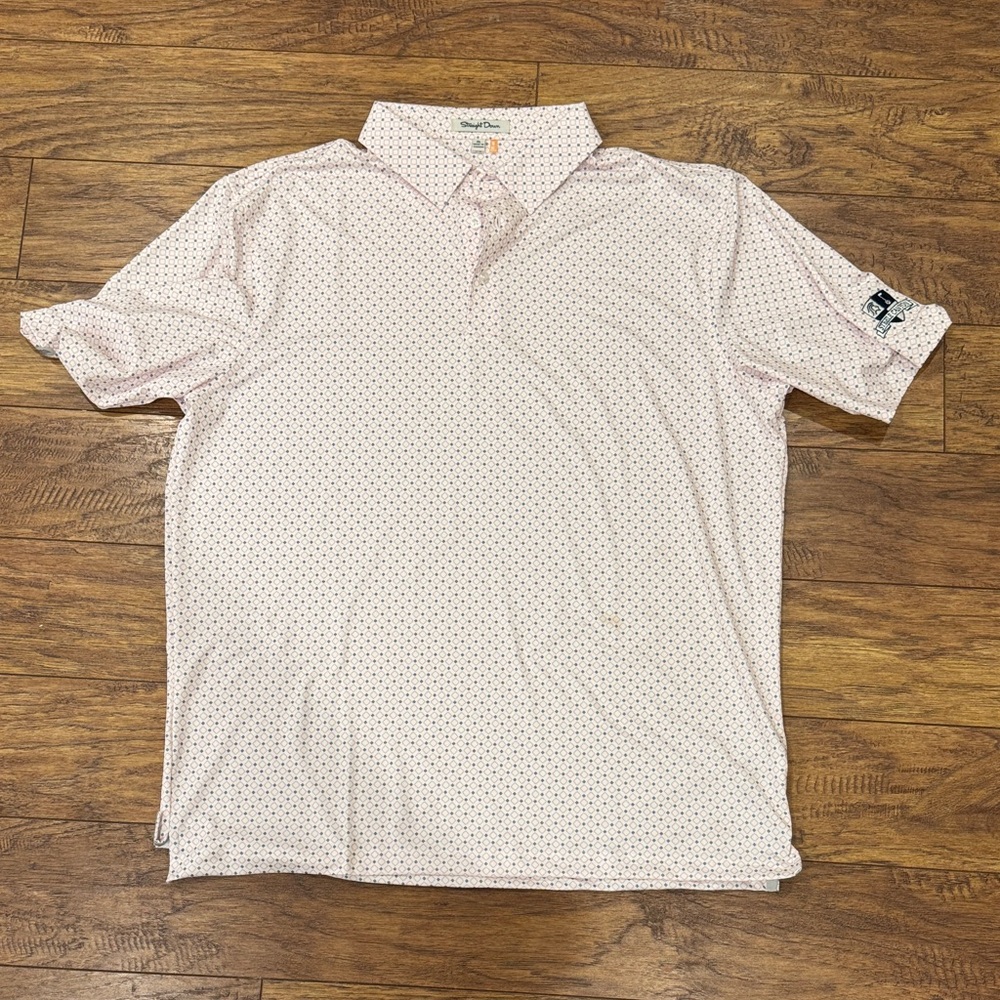 Mens Straight Down Golf Polo